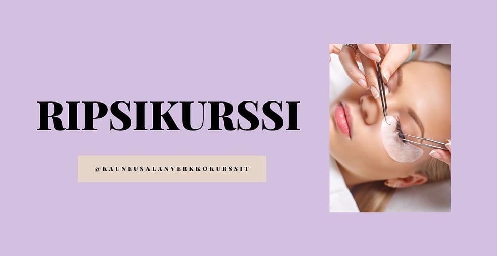 Ripsikurssi -itseopiskelukurssi by Kauneusalanverkkokurssit